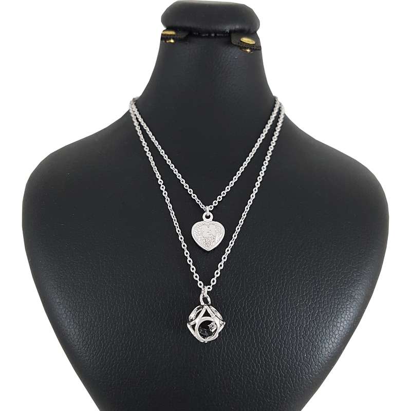 گردنبند زنانه ژوپینگ مدل قلب