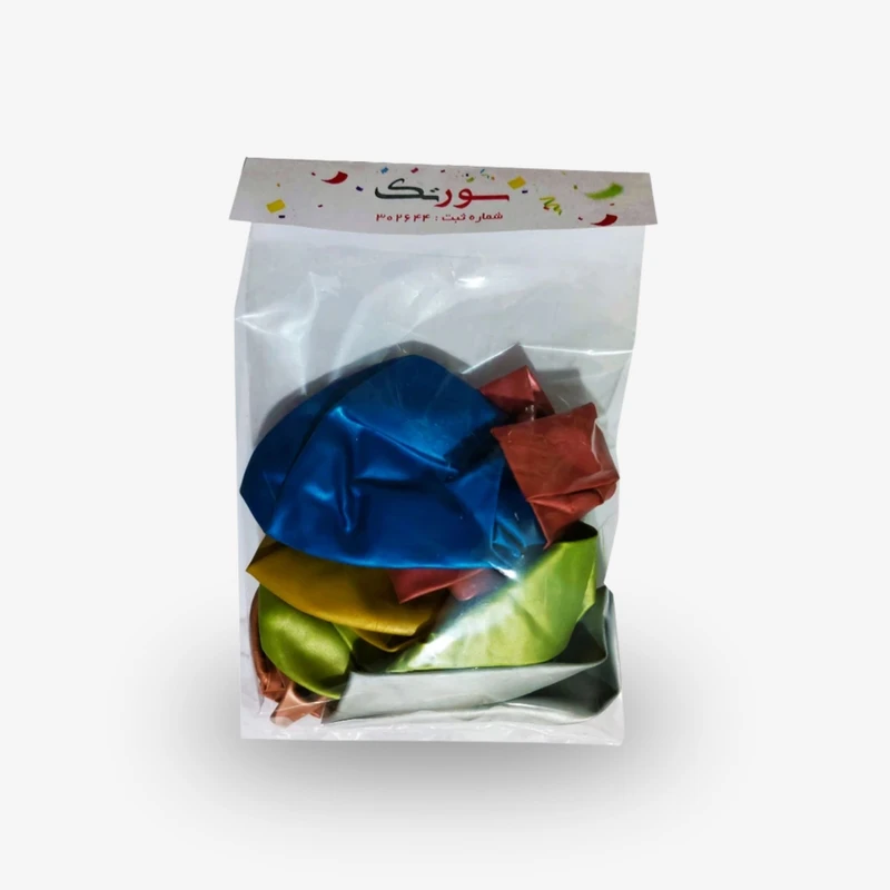 بادکنک سورتک مدل کروم پلاس کد ST48 بسته 15 عددی