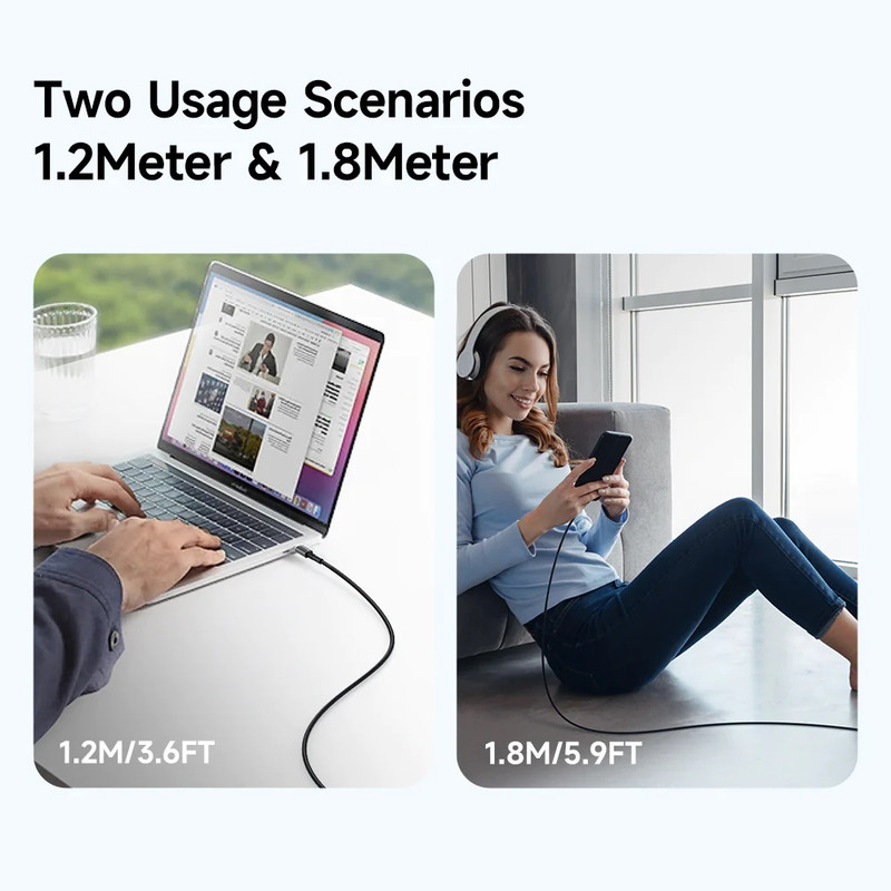 کابل تبدیل USB-C به لایتنینگ مک دودو مدل C-A2850 طول 1.2 متر