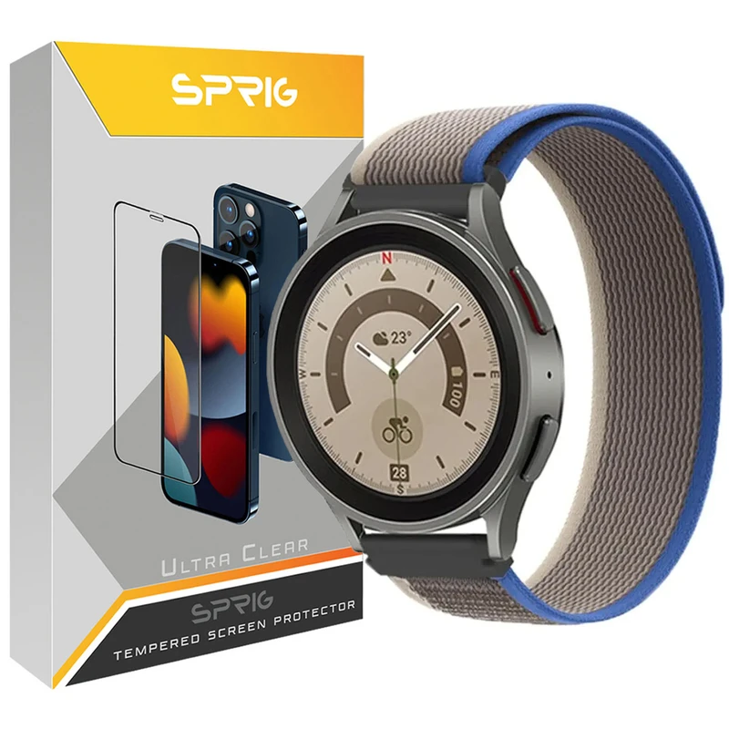 بند اسپریگ مدل Trail Loop مناسب برای ساعت هوشمند سامسونگ Galaxy Watch 4 44mm / Watch 5 44mm
