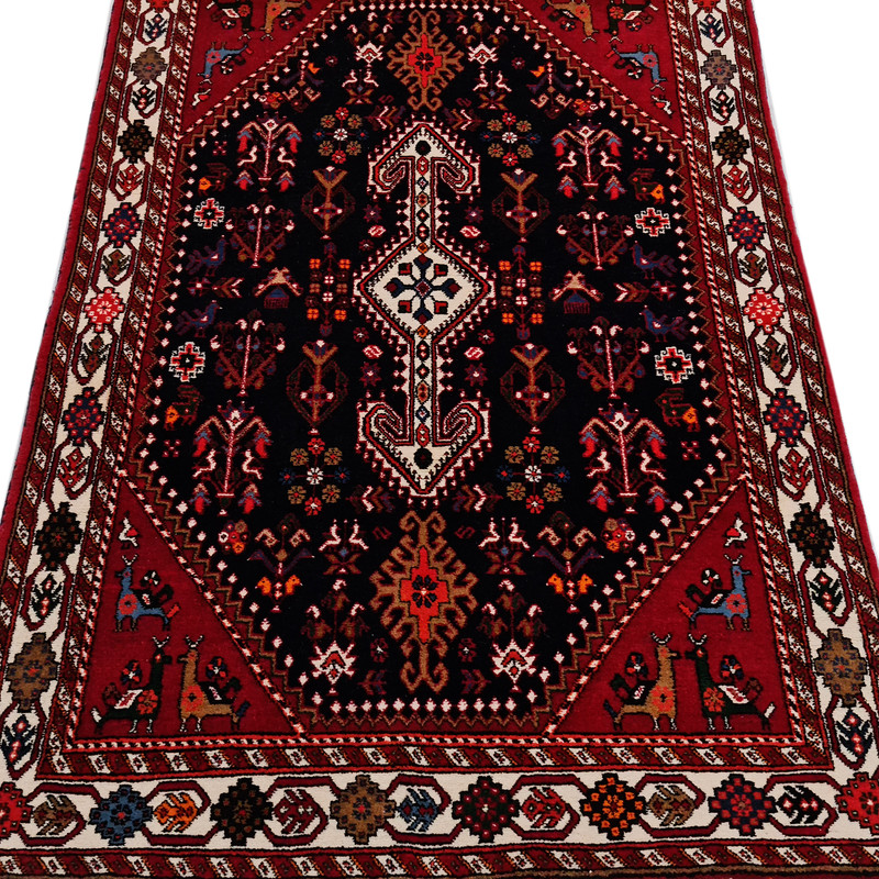 فرش دستبافت یک ونیم متری کد 4129