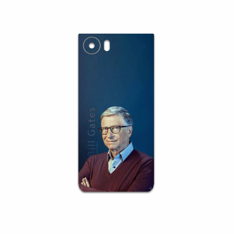 برچسب پوششی ماهوت مدل Bill-Gates مناسب برای گوشی موبایل بلک بری KEYONE