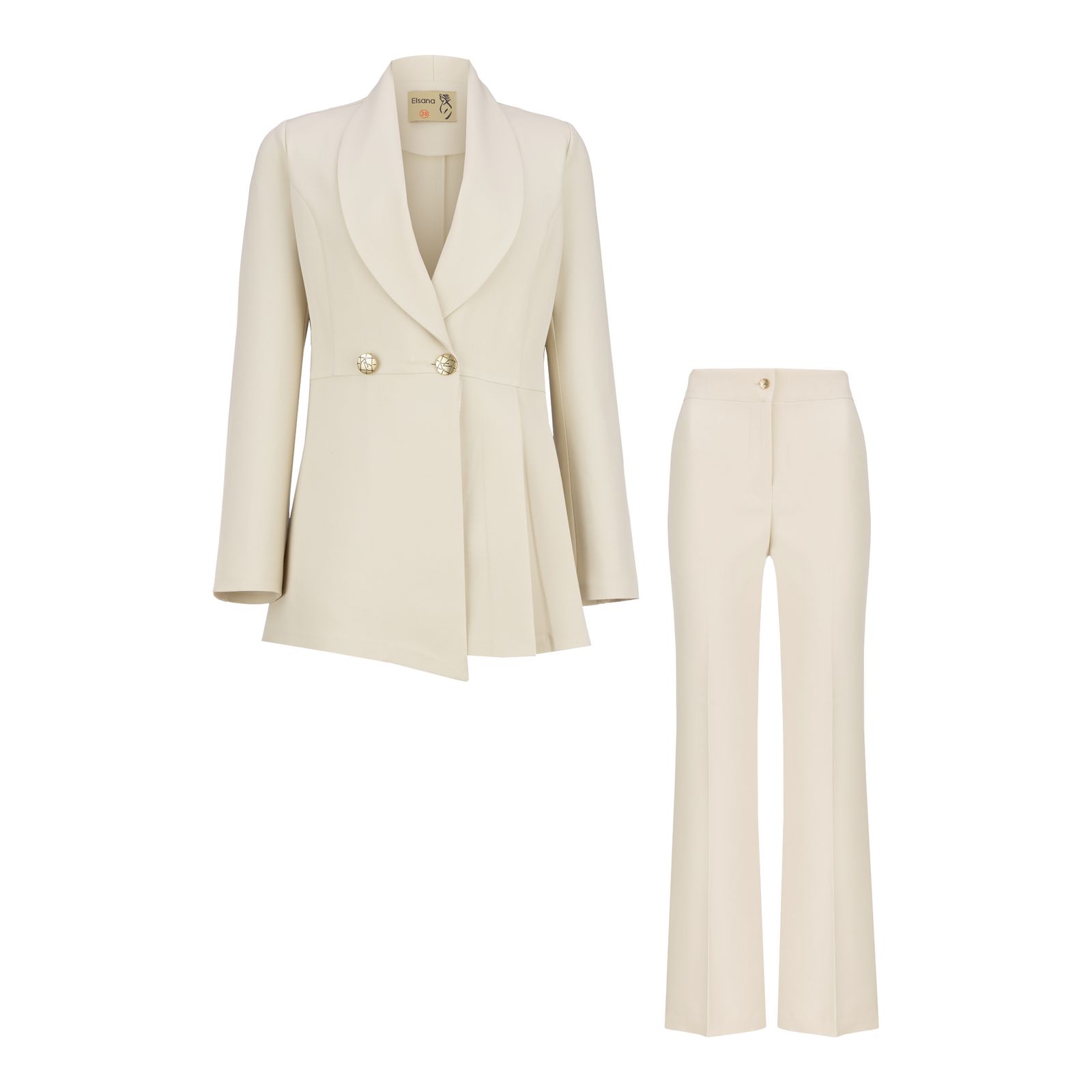ست کت و شلوار زنانه السانا مدل مهرکام کد 208009 - - 1