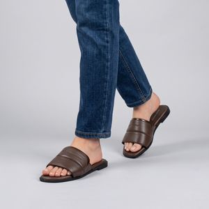صندل زنانه چرم مشهد مدل J2827-001-38