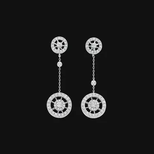  گوشواره طلا 18 عیار زنانه قیراط کد GH944