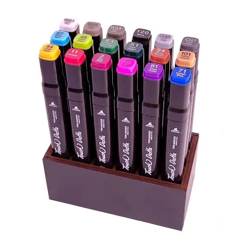 ماژیک راندو تاچ دوهو مدل r0t Edition کد r0-01 به همراه استند بسته 18 عددی
