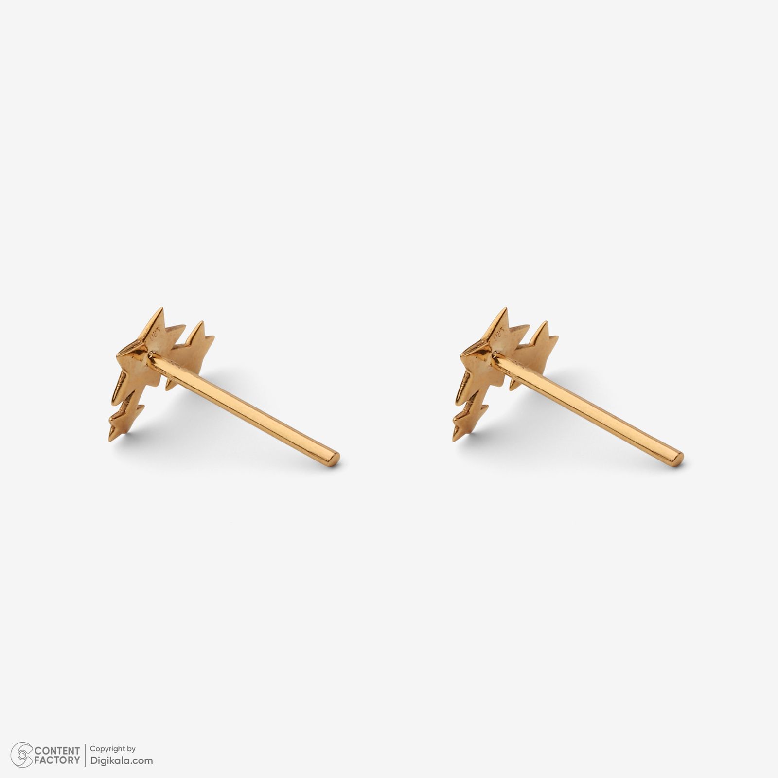 نیم ست طلا 18 عیار زنانه سایا گلد مدل 3 ستاره ns24 -  - 7