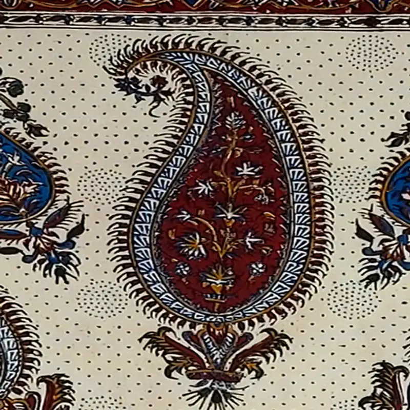 سفره قلمکار مدل بته جقه طرح آبنوس