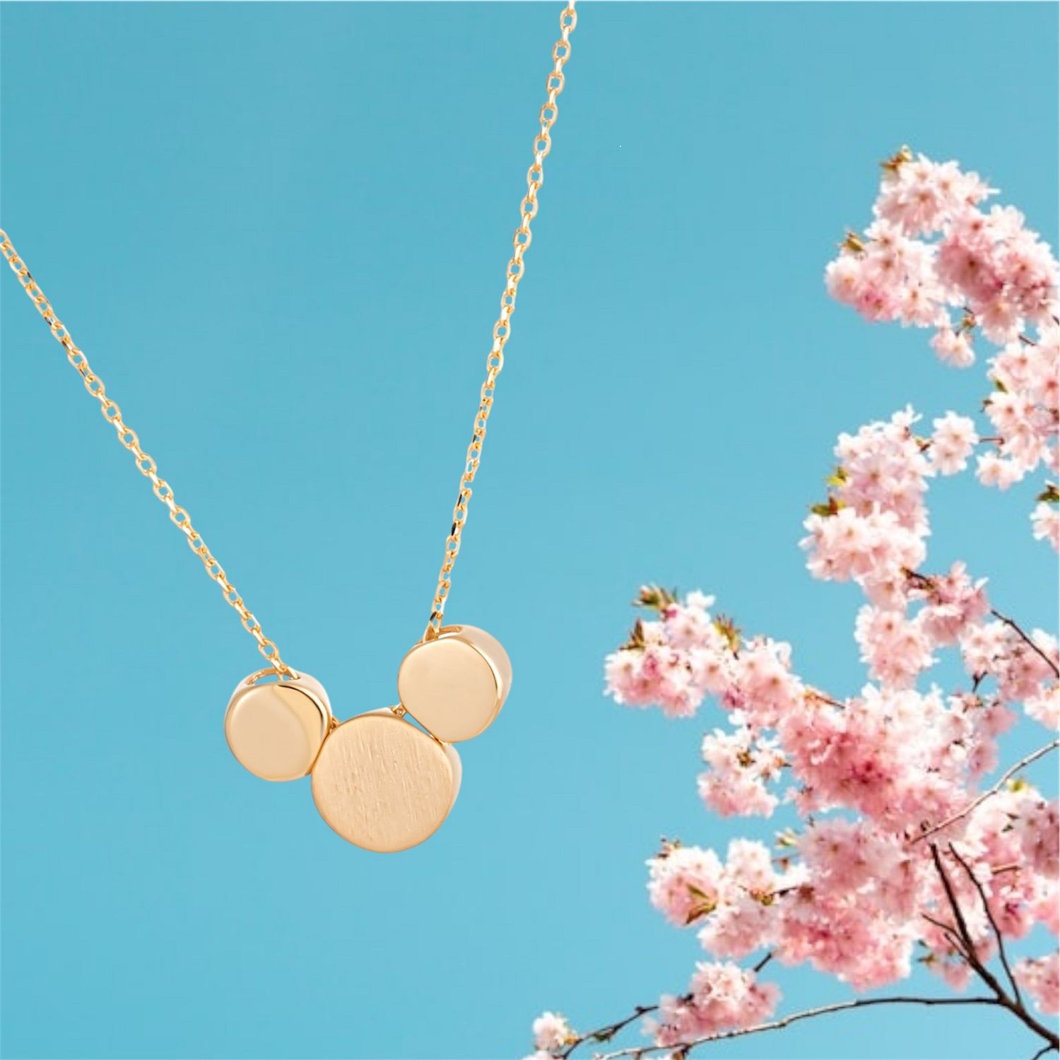 گردنبند طلا 18 عیار زنانه لیلیوم گلد مدل DNTC39-31d - - 2