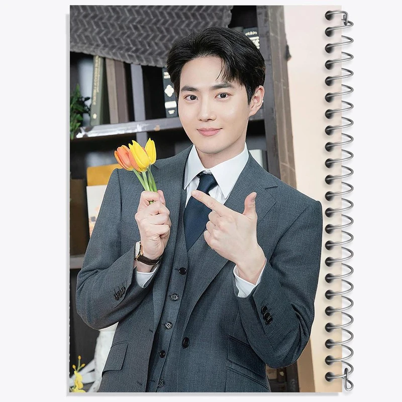 دفتر مشق 50 برگ خندالو مدل سوهو گروه اکسو EXO کد 16856