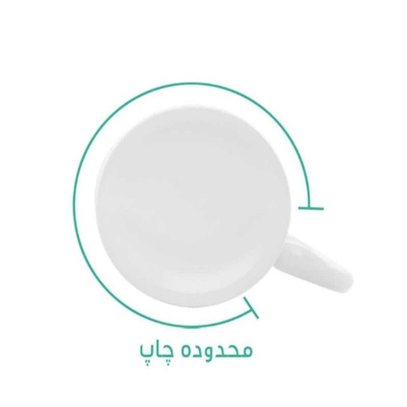 ماگ پادآفرین مدل کریسمس مبارک کد p1776