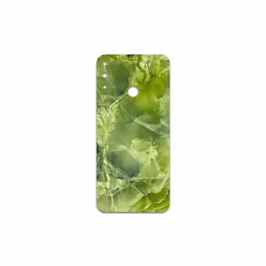 MAHOOT Green Crystal Marble Cover Sticker for Huawei Y7p
