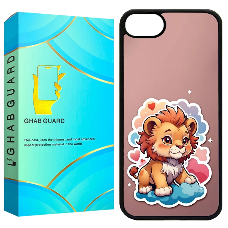 کاور قاب گارد طرح بچه شیر مدل G16E مناسب برای گوشی موبایل اپل iPhone 16e