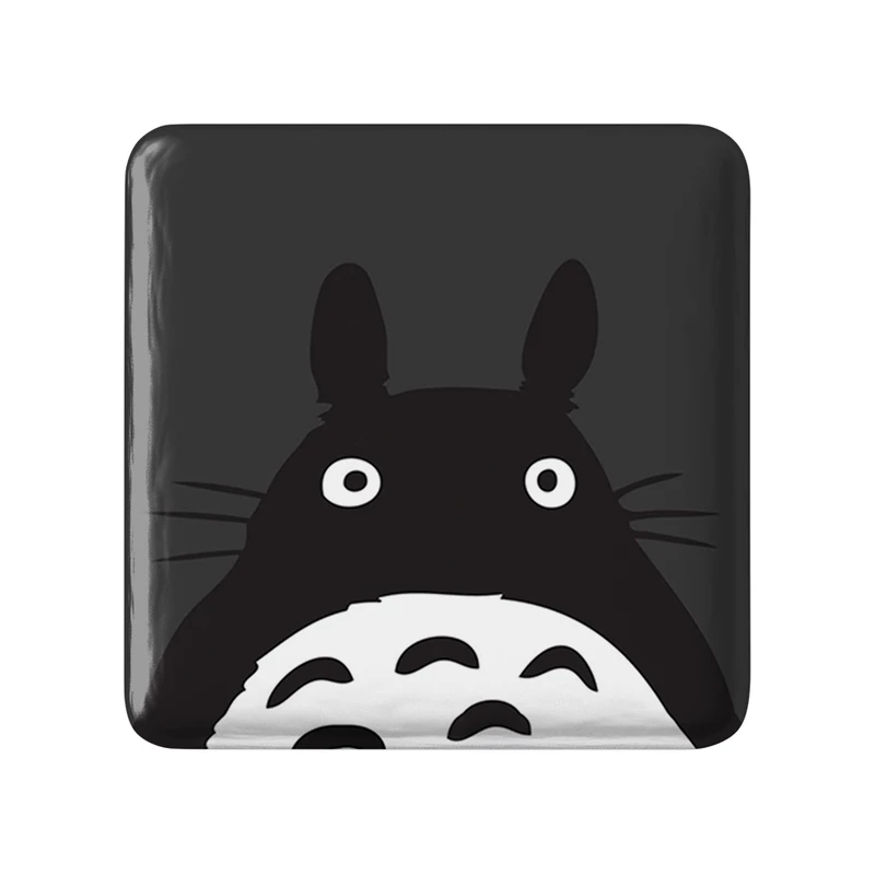 مگنت خندالو طرح انیمه همسایه من توتورو My Neighbor Totoro مدل مربعی کد 30247