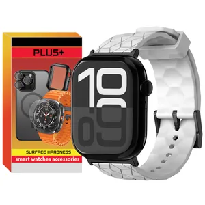 بند پلاس مدل Rhombus Black PL مناسب برای اپل واچ Series 9 Aluminum 41mm / Series 8 Aluminum 41mm / Series 7 Aluminum 41mm