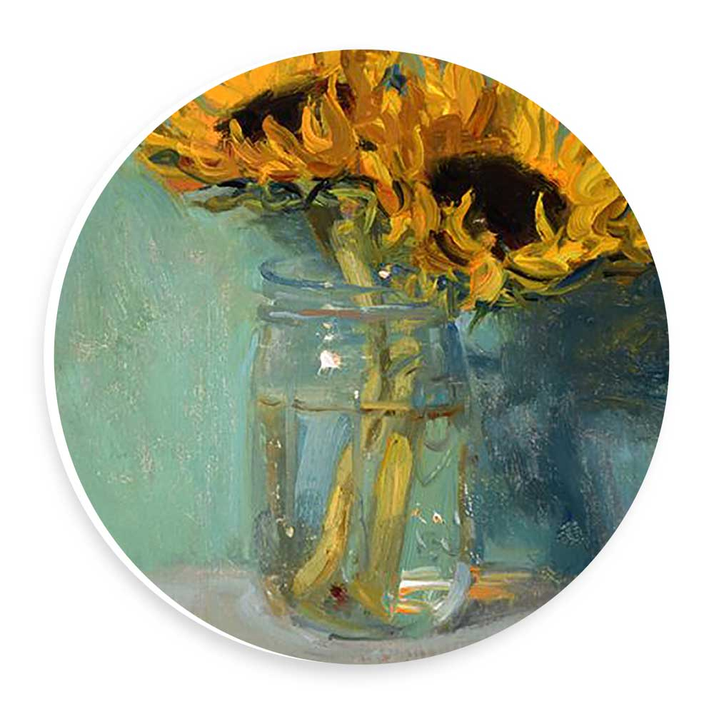 دیوارکوب طرح گل آفتابگردان مدل wtb450