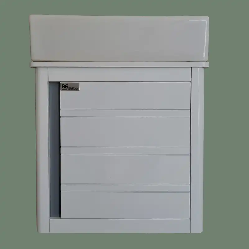 ست کابینت و روشویی آکسایا فراز مدل AF-302 به همراه آینه و باکس