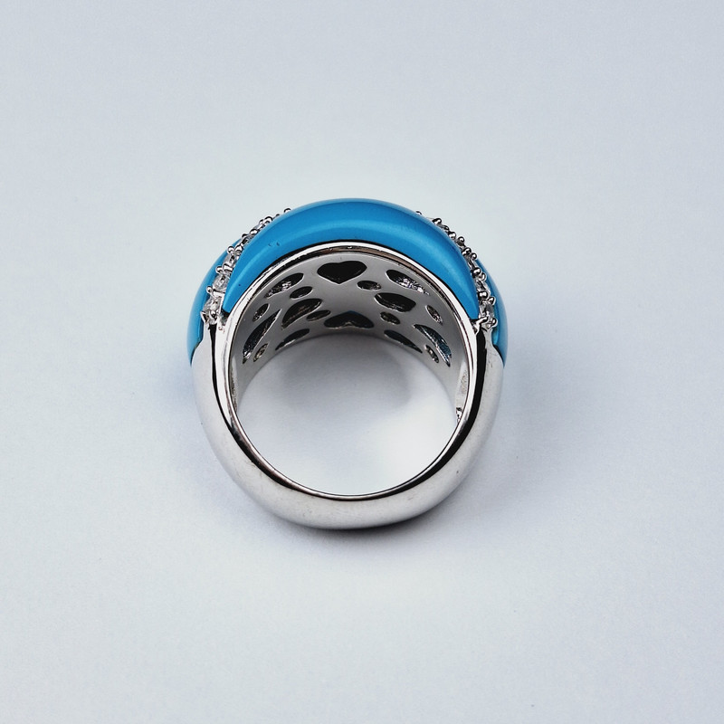 انگشتر نقره زنانه مدل عقیق دروزی کد R10-104