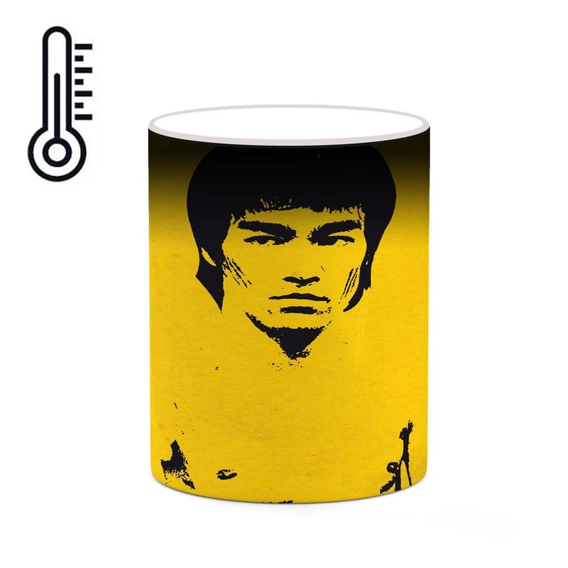 ماگ حرارتی کاکتی طرح بروسلی Bruce Lee مدل mgh25336