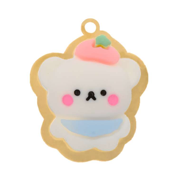 آویز گردنبند طلا 18 عیار دخترانه ژابیز مدل خرس