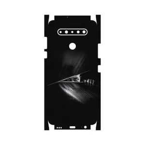MAHOOT Black Portrait-FullSkin Cover Sticker for LG K51s