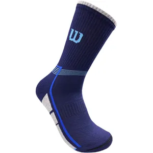 جوراب ورزشی حوله ای ساق بلند مردانه مدل تنیس 01