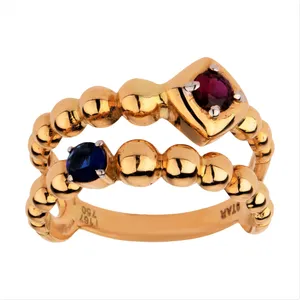 انگشتر طلا 18 عیار زنانه مدل T1675