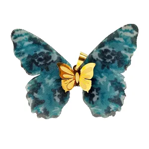 آویز گردنبند طلا 18 عیار زنانه مدل  پروانه کد 180