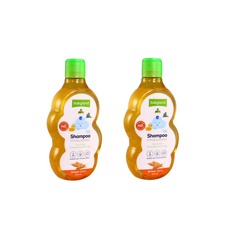 شامپو بچه بیبی لند مدل Wheat Germ حجم 200 میلی لیتر بسته 2 عددی شامپو بچه بیبی لند مدل Wheat Germ حجم 200 میلی لیتر بسته 2 عددی