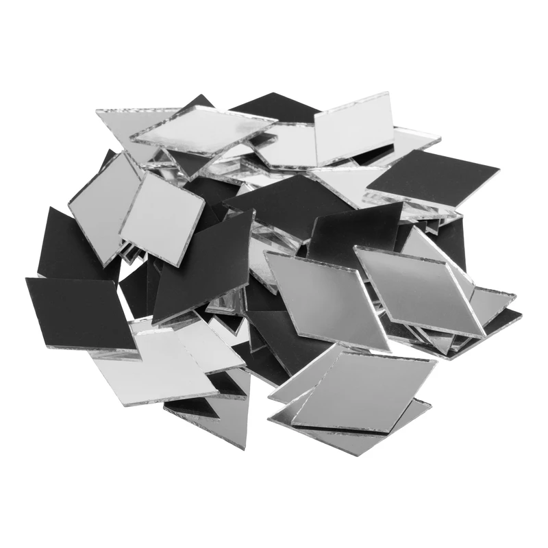 آینه آریا کریستال مدل لوزی کد AM-100/2.3.1.0.1cm بسته 100 عددی