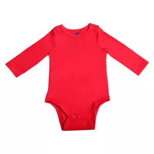 بادی آستین بلند نوزادی فیروز مدل Ramon رنگ قرمز
