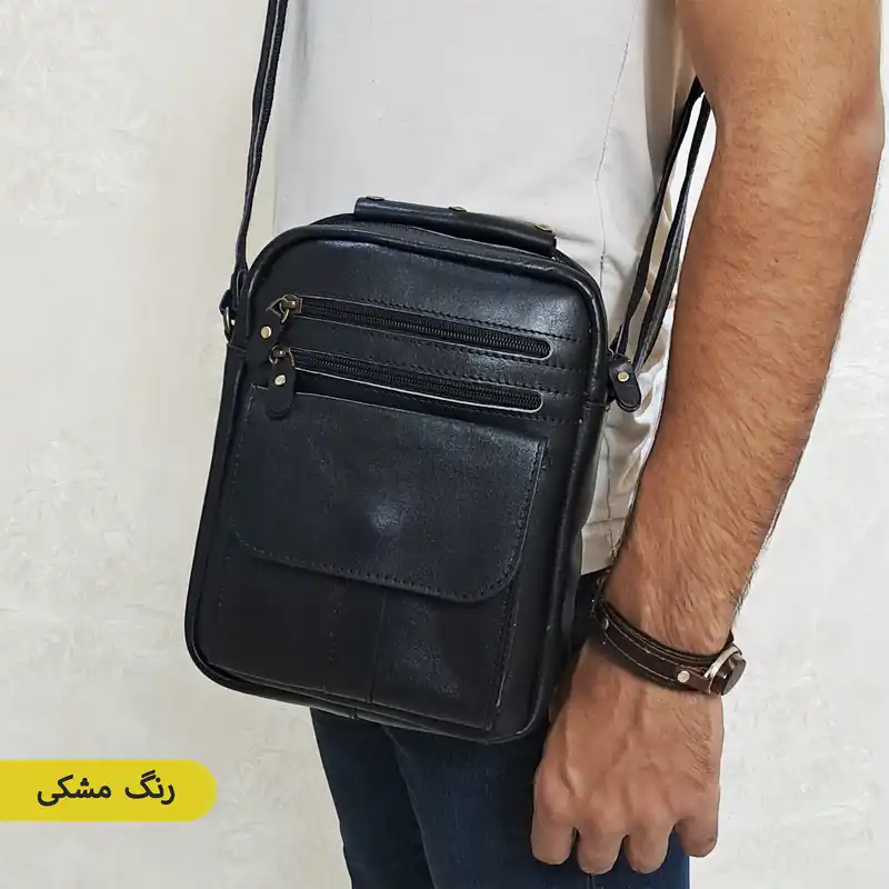 کیف رودوشی مدل چرم اصل گاوی