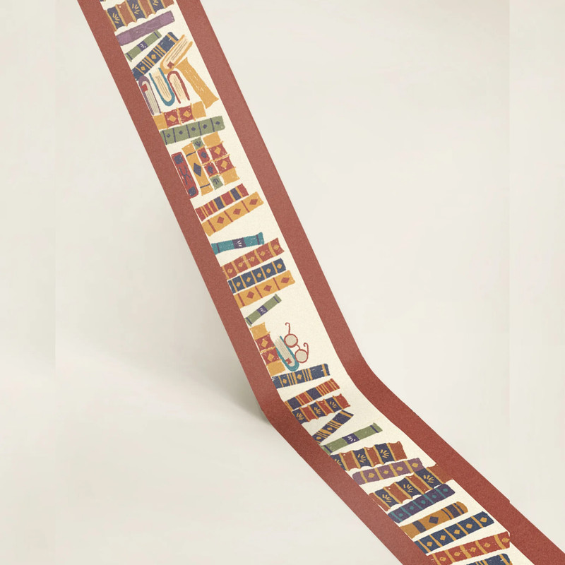 چسب نواری مریخ مدل واشی library 3033 عرض 1.5 سانتیمتر
