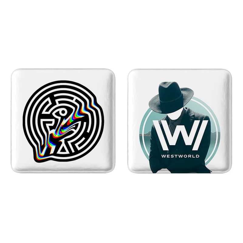 مگنت خندالو طرح سریال وست ورلد West World کد 1019810202 مجموعه 2 عددی