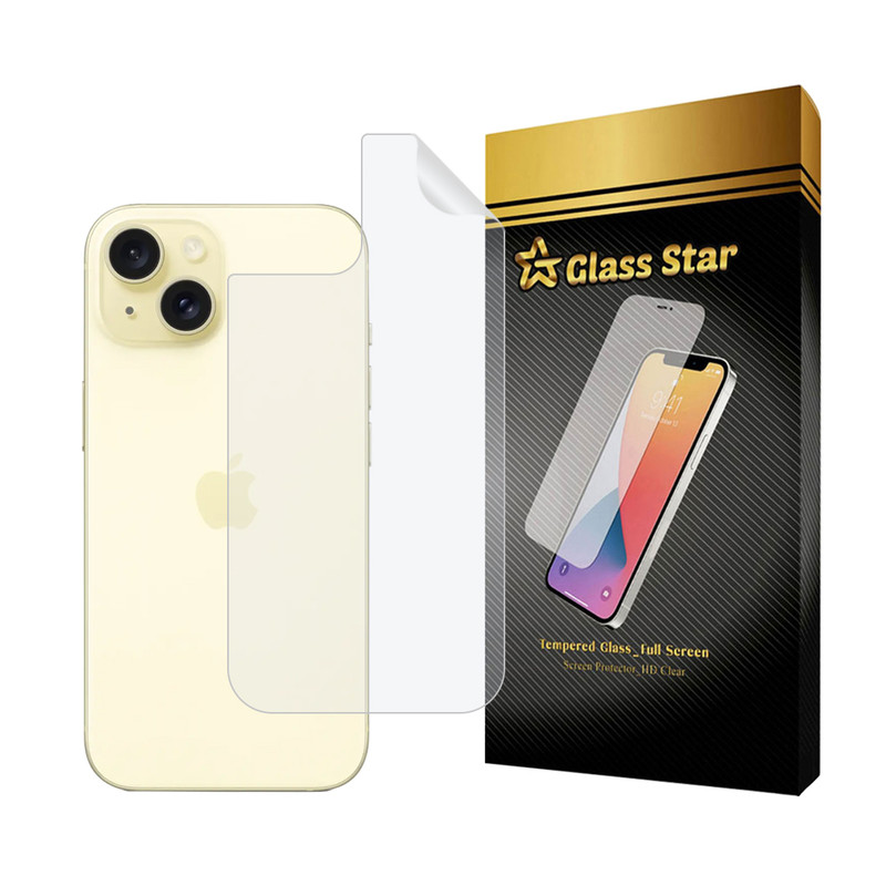 محافظ پشت گوشی نانو گلس استار مدل MTBJELS مناسب برای گوشی موبایل اپل iPhone 15