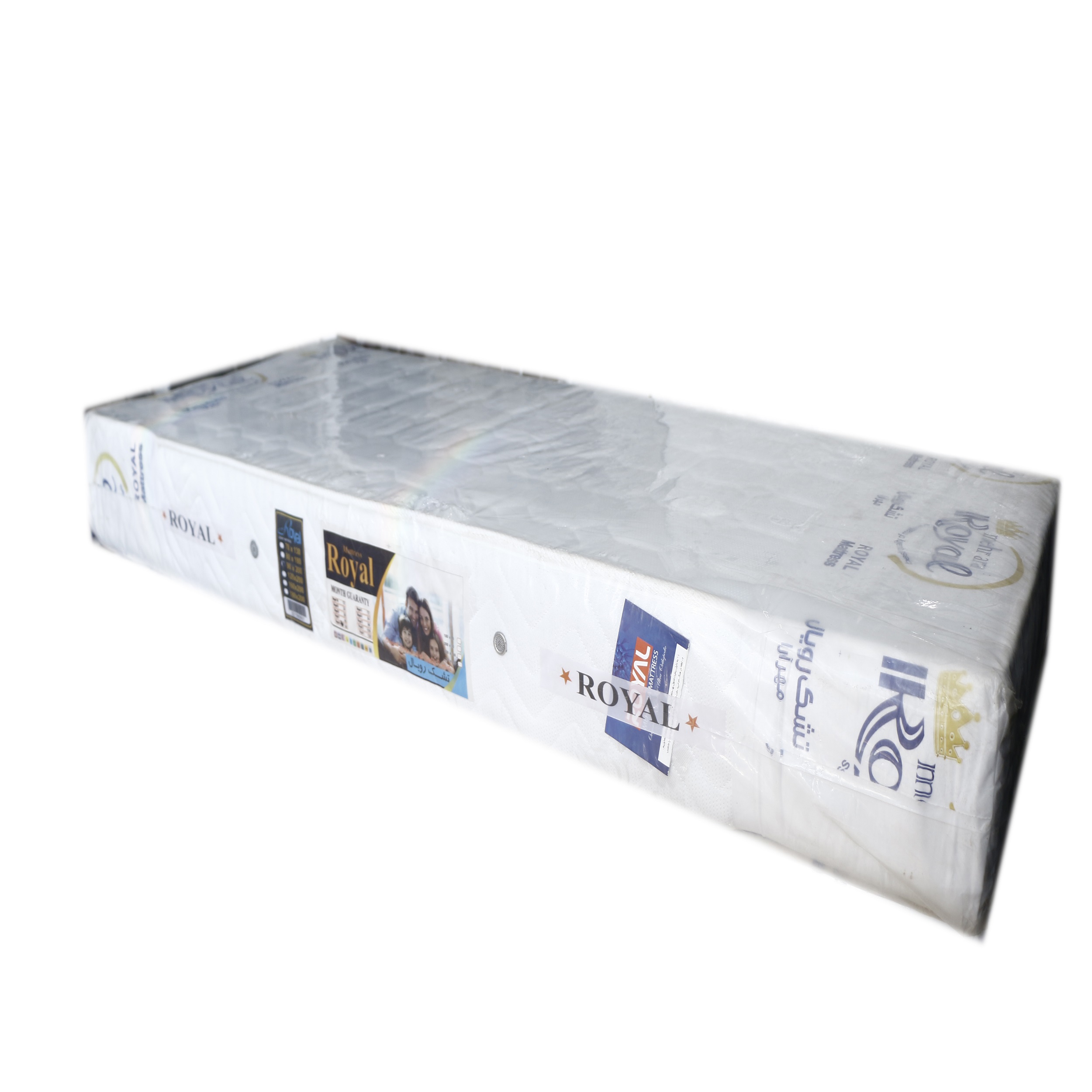 تشک رویال مهرآرا طرح اطلس یک نفره سایز 200x90 سانتی متر