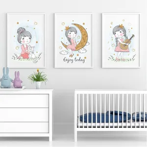 تابلو کودک و نوزاد آوین دریم مدل دختر رویا مجموعه سه عددی