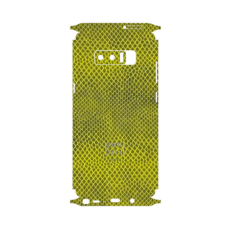 برچسب پوششی ماهوت مدل Yellow Snake Skin-FullSkin مناسب برای گوشی موبایل سامسونگ Galaxy Note 8