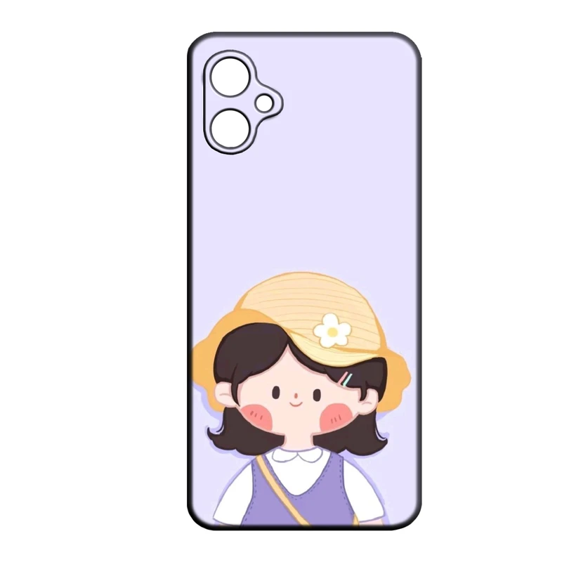 کاور طرح دخترانه کد 101 مناسب برای گوشی موبایل سامسونگ Galaxy A07