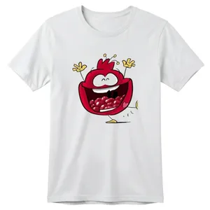 تی شرت آستین کوتاه بچگانه مدل انار یلدایی کد12