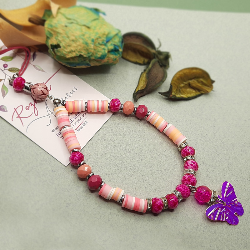 آویز موبایل مدل پروانه