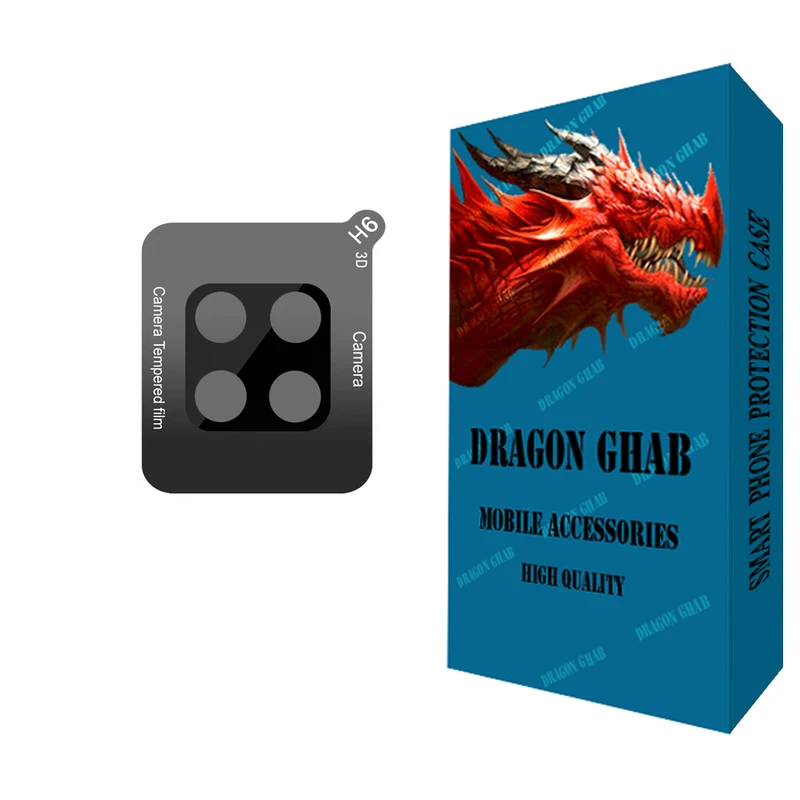 محافظ لنز دوربین دراگون قاب مدل 3D مناسب برای گوشی موبایل سامسونگ Galaxy A12