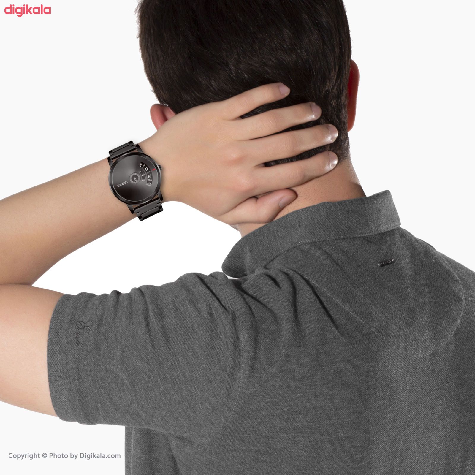 ساعت مچی عقربه‌ای کوارتز مردانه اسکمی مدل 1260Bck -  - 4