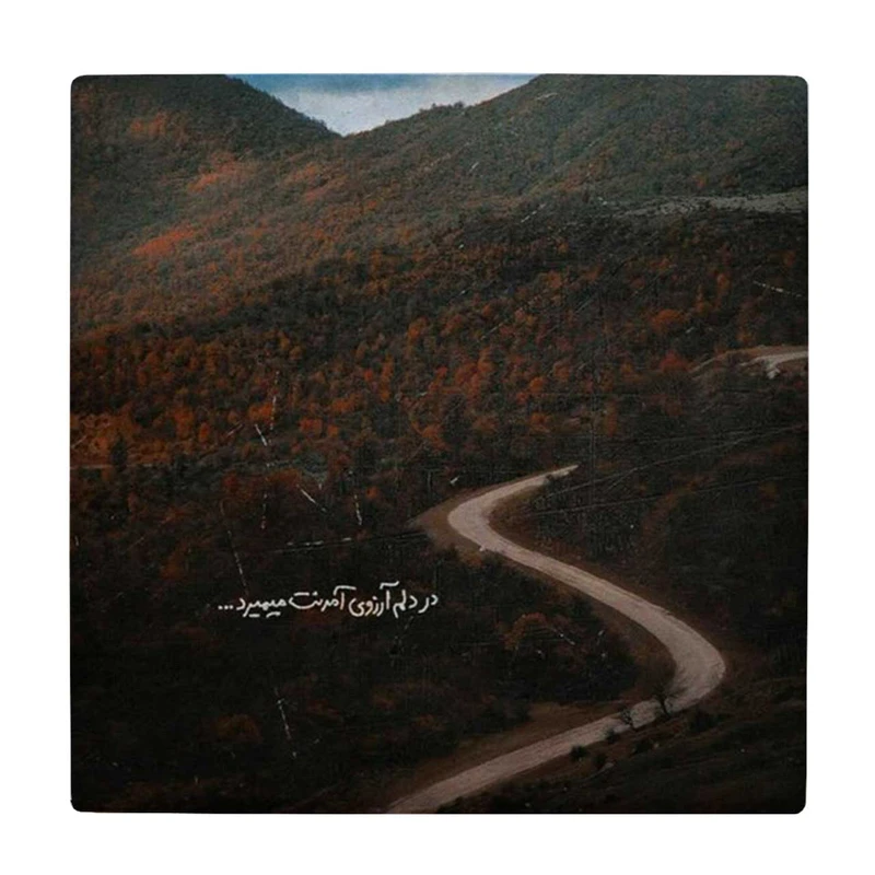  زیر لیوانی طرح در دلم آرزوی دیدنت میمیرد کد    4056489_2622