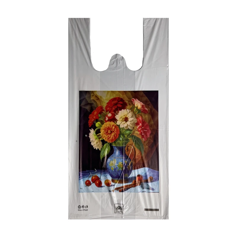 کیسه خرید مدل رکابی کد 4002 مجموعه 100 عددی