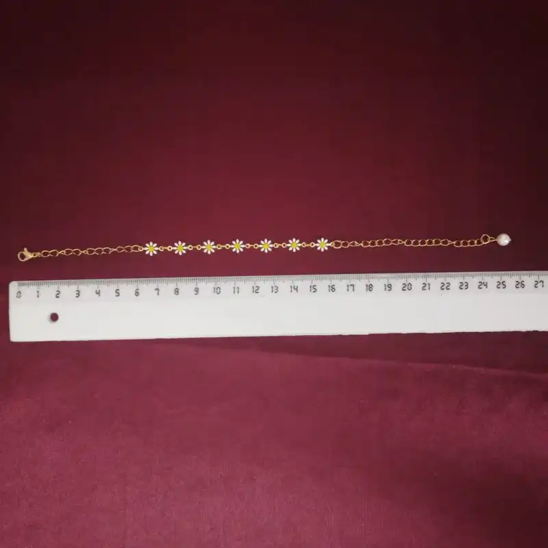 دستبند زنانه مدل بابونه