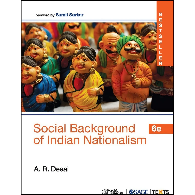 کتاب Social Background of Indian Nationalism اثر A. R. Desai انتشارات SAGE Publications Pvt. Ltd