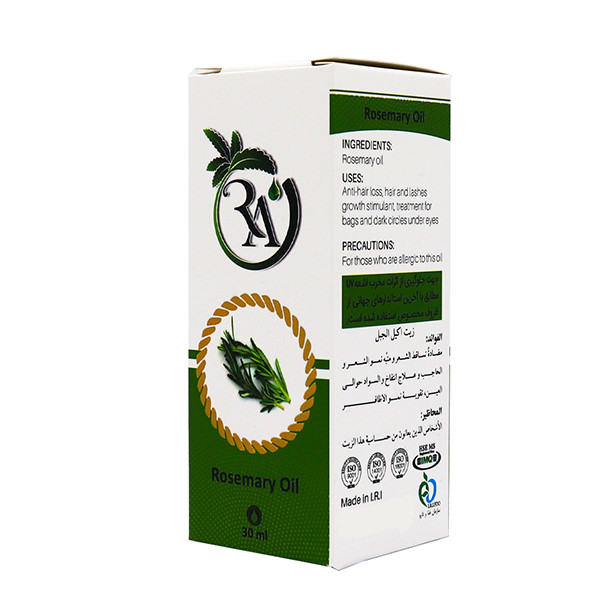 روغن تقویت کننده رشد مو و ابرو راگا مدل رزماری حجم 30 میلی لیتر