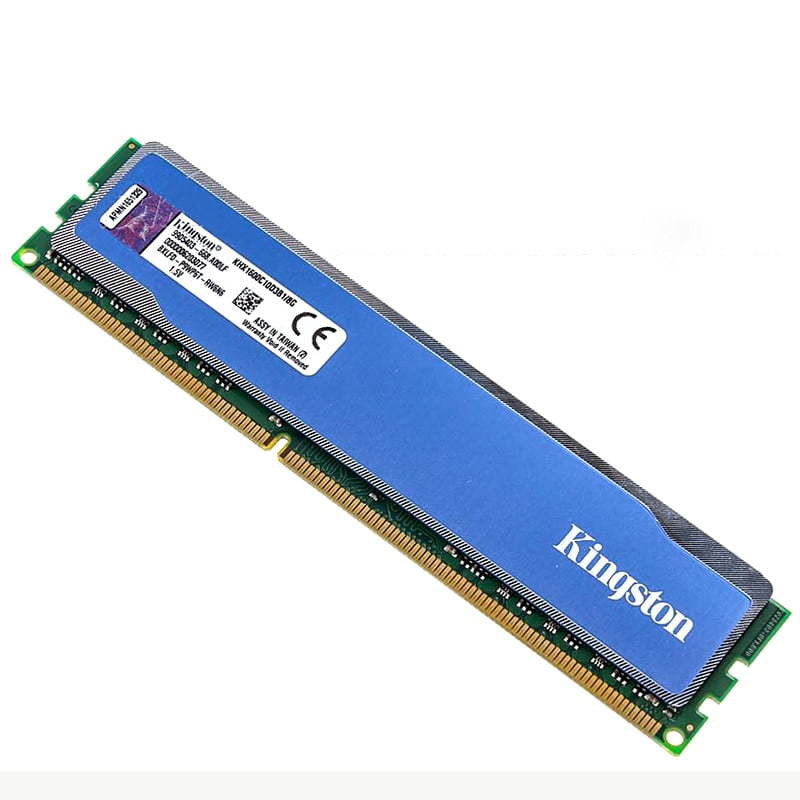 رم دسکتاپ DDR3 تک کاناله 1600 مگاهرتز CL9 کینگستون مدل HYPERX BLUE ظرفیت 8 گیگابایت 