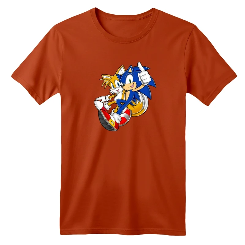 تی شرت آستین کوتاه بچگانه مدل سونیک کد 01